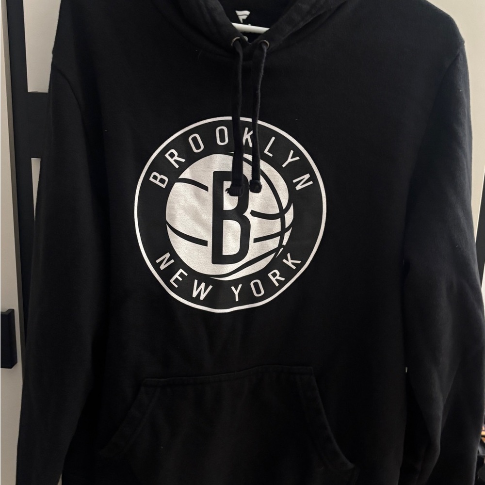 Fanatics Black and White Brooklyn New York Hoodie